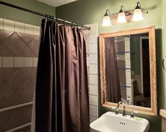 Shower curtains and rods available
