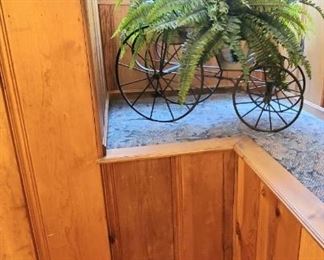 Faux plants and other greenery all goes