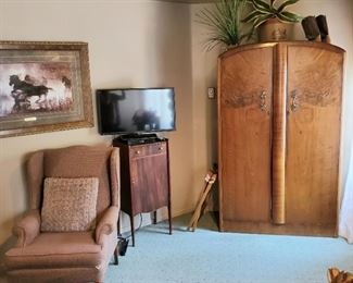 Antique Armoire and Chest