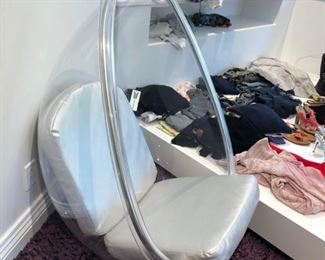 Lucite Hanging Bubble Chair