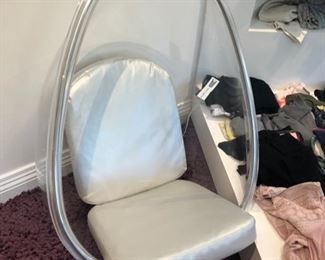 Lucite Hanging Bubble Chair