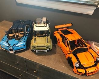 Lego assembled cars