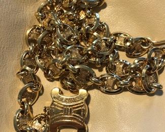 Authentic Celine chain belt