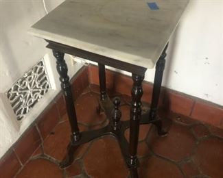 Entry Table with Marble Top