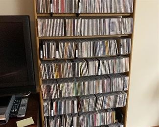 2 shelf units full of country western CD’s