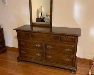 Ethan Allen dresser with mirror