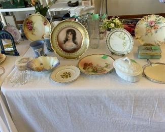 
Collection of antique plates