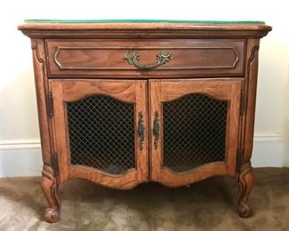 French Provincial Walnut Cabinet