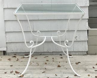 Great looking, MCM wrought Iron Side Table