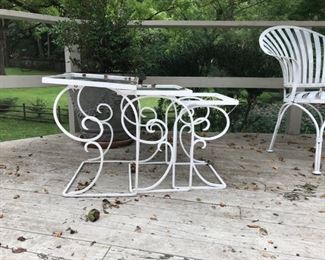 MCM wrought Iron Nesting Tables