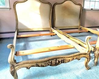 Venetian Painted twin bed paid