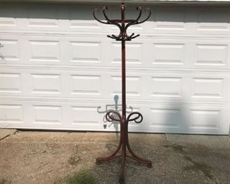 Arts and Crafts Bentwood Coat Rack