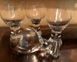 Suspended bubble Goblets