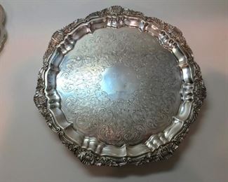Silver Plate Serving Tray