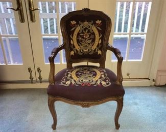 Stunning needlepoint chair