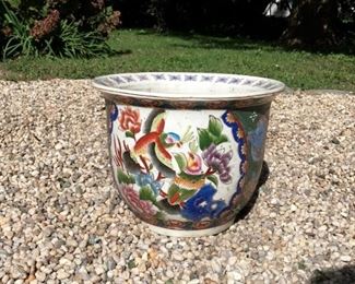 Beautiful polychrome  jardiniere