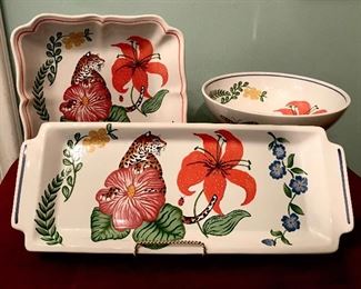 Lynn Chase Jungle Flower pieces