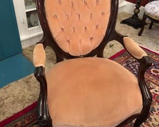 VICTORIAN GENTS PARLOR CHAIR