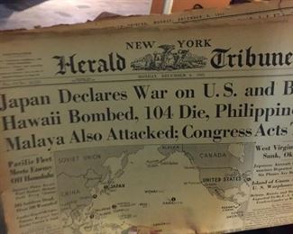 Herald News paper 1941