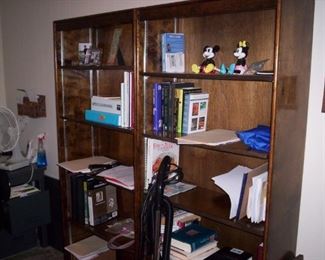 bookcases 2 w/adjustable shelves