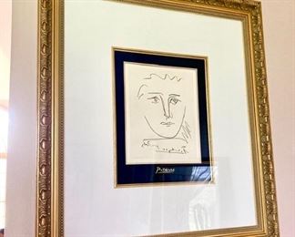 Picasso print, beautifully framed