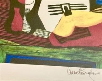 Picasso print signed "Collection Domaine Picasso, 62/500