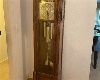 Sleigh grandfather clock