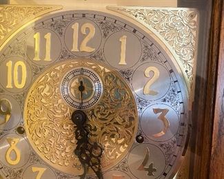 Sleigh grandfather clock