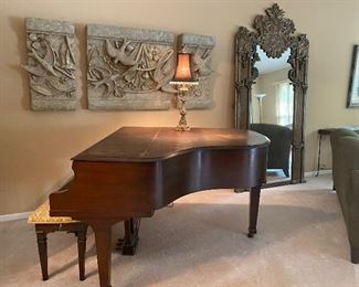 Baby grand piano
