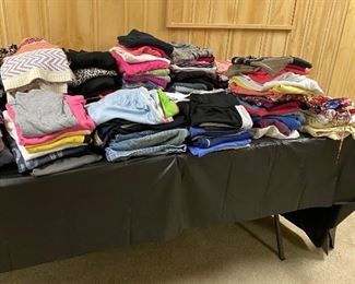 Clothes and shoes most clothes are small