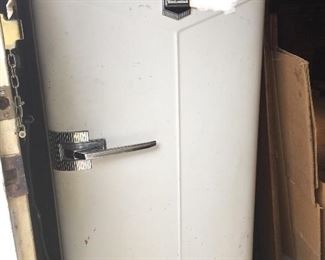 Vintage 1950’s Hotpoint Brand Refrigerator. Still works - Really! You won’t find a refrigerator like this.