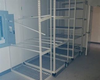 Rolling storage rack system