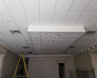 Ceiling tile in room