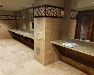 Contents of women's bathroom