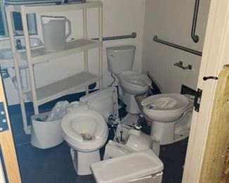 Contents of 2 bathrooms