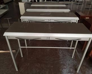 Lot (4) metal tables