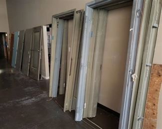 Lot of doors and frames