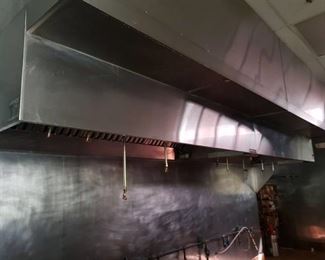 Lot (2) Captive Aire 9 foot stainless hoods