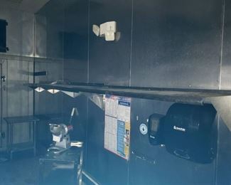 Lot 6 stainless wall shelves