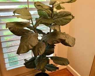 $40 - Faux tree, 56"H, 9" pot