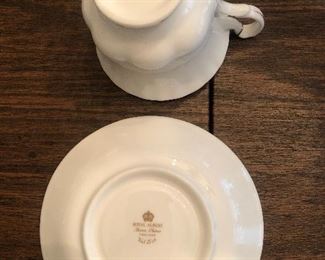 Detail; Royal Albert teacups