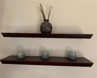 Floating shelves
