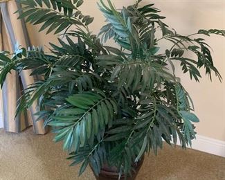 Small faux potted plant