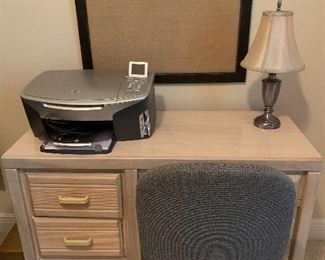 Small wooden student desk