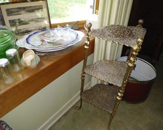 Brass 3 tiered stand