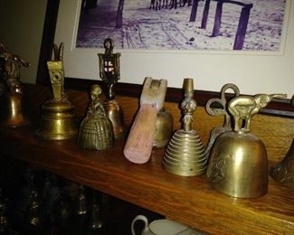 Many, many antique bells