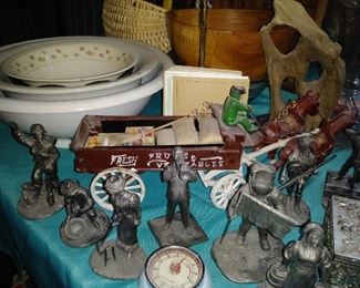 Pewter figures