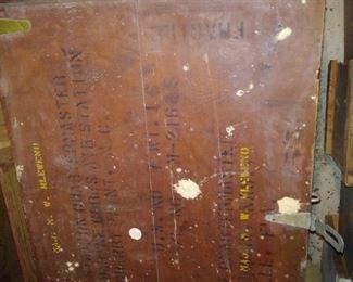 Vintage Marine footlocker