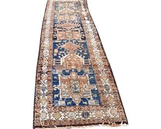 40. Semi Antique Hand Knotted Persian Runner