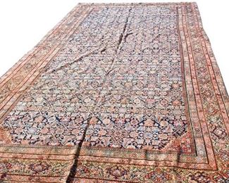 43. Semi Antique Hand Knotted Persian Rug